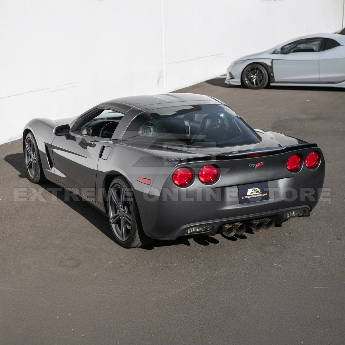 Corvette C6 ZR1 DRY CARBON FIBER Conversion Rear Trunk Spoiler image 27