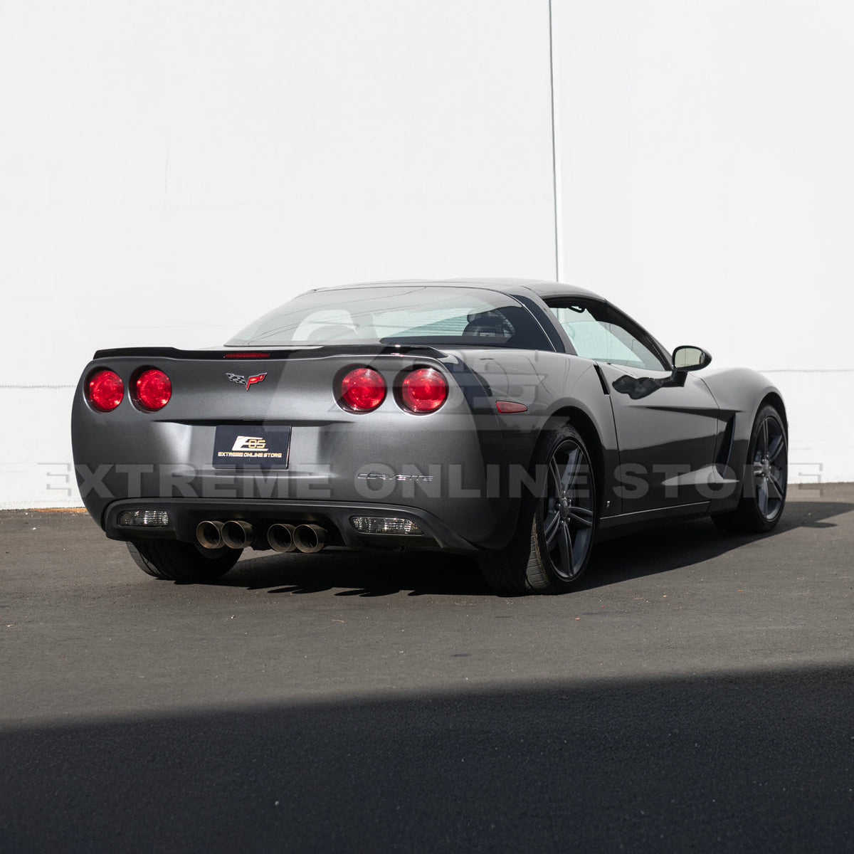 Corvette C6 ZR1 DRY CARBON FIBER Conversion Rear Trunk Spoiler image 19