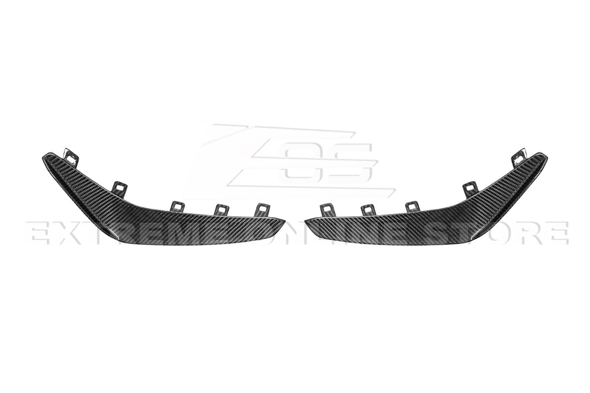 2020-Up Cadillac CT4-V Blackwing Front Lip Splitter Winglets Side Skirts image 11