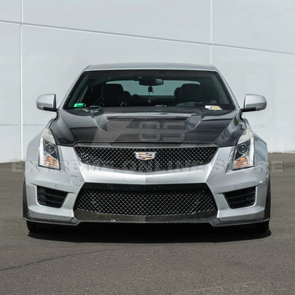 2016-19 Cadillac ATS-V Front Bumper Hood Vented Cover image 5