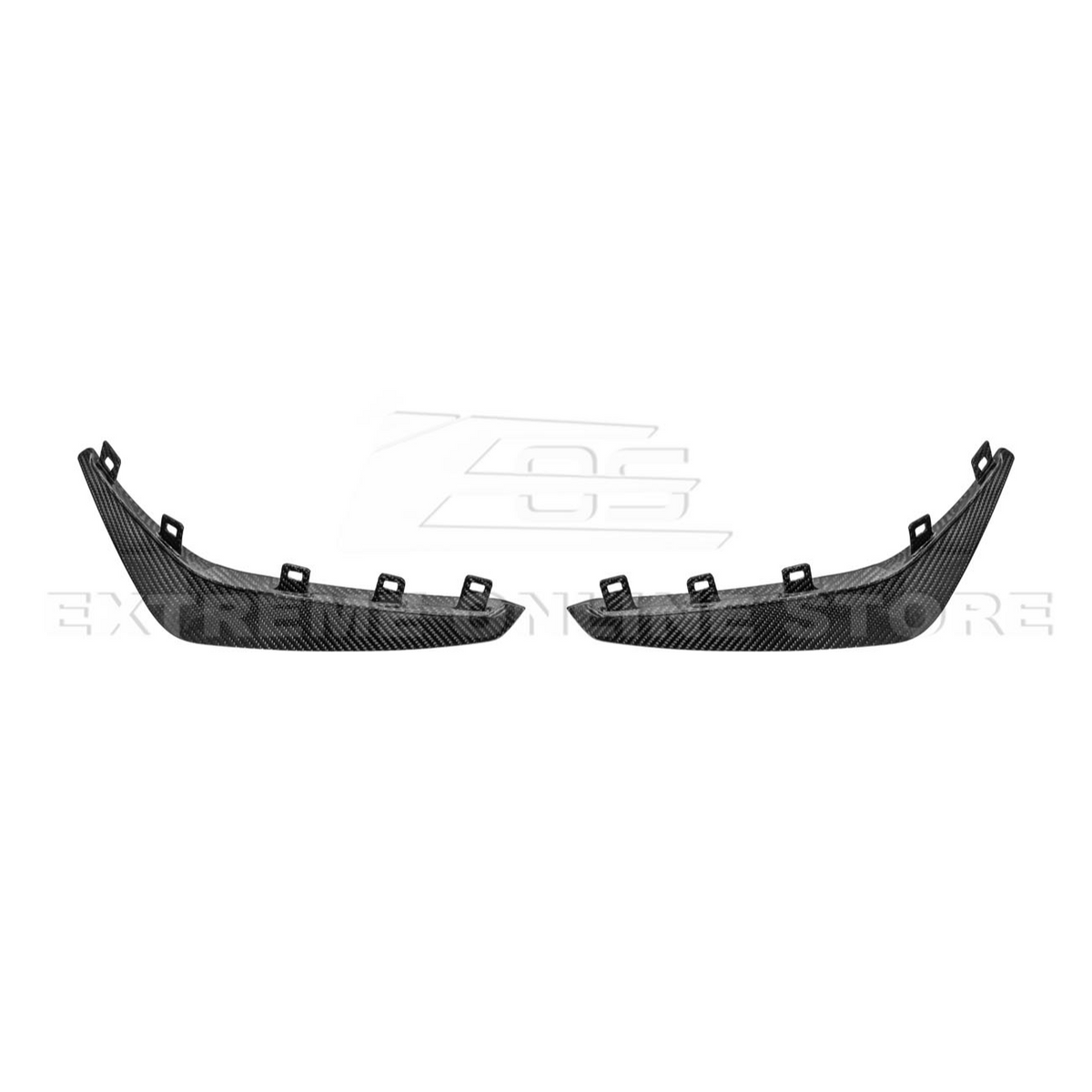 2020-Up Cadillac CT4-V Blackwing Front Lip Splitter Carnards image 63