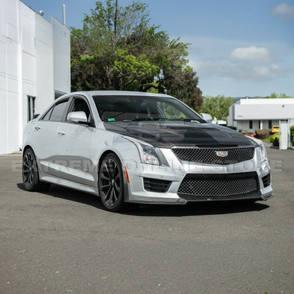 2016-19 Cadillac ATS-V Front Bumper Hood Vented Cover image 7