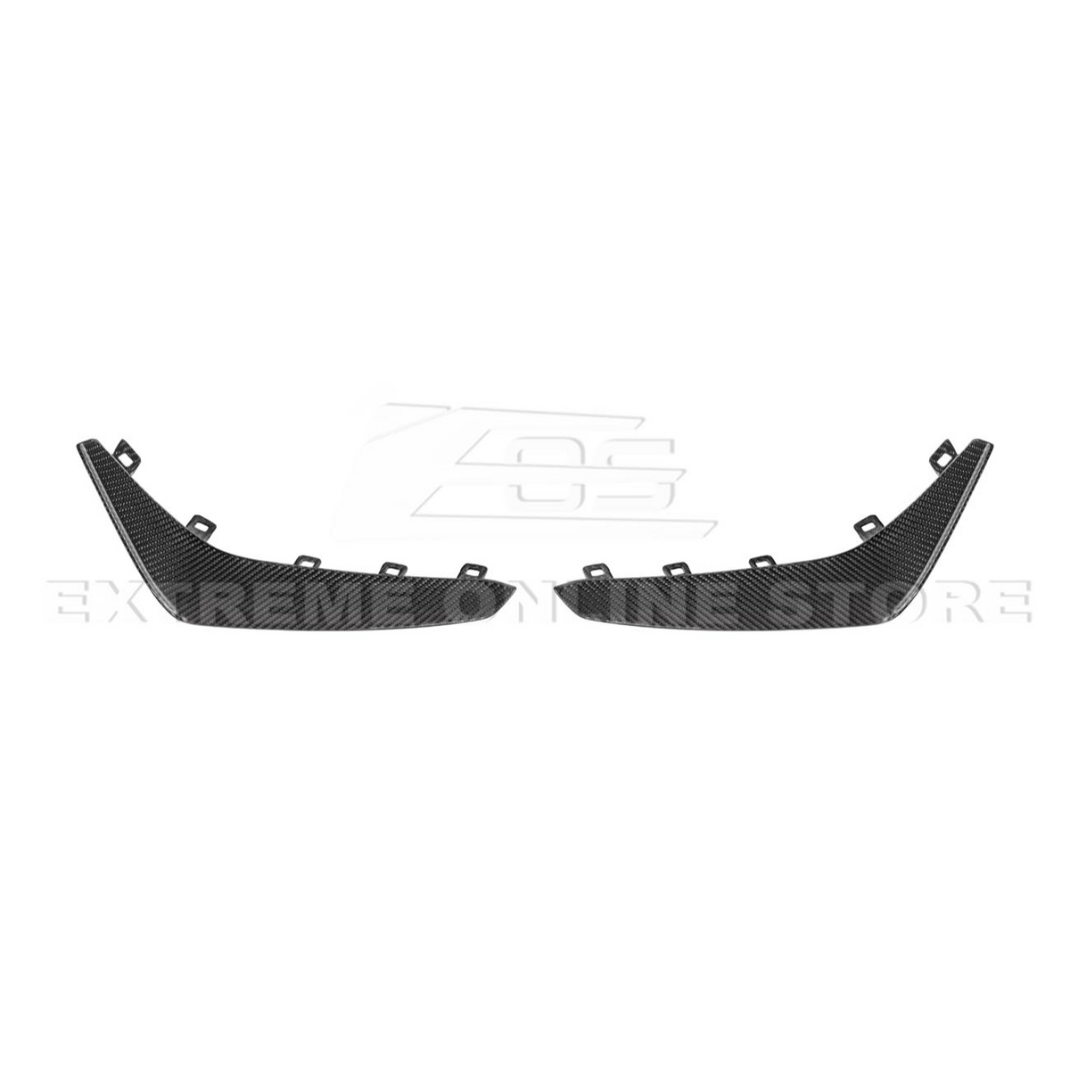 2020-Up Cadillac CT4-V Blackwing Front Lip Splitter Carnards image 23
