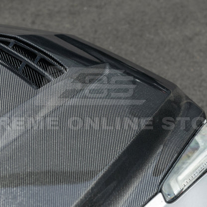 2016-19 Cadillac ATS-V Front Bumper Hood Vented Cover image 11