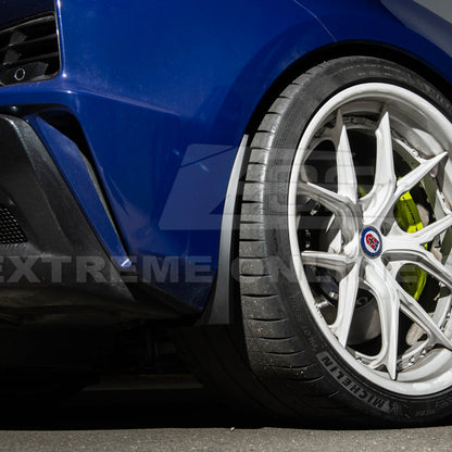 2022-Up Corvette C8 Z06 XL Extended Rear Mud Flaps Splash Guards image 6