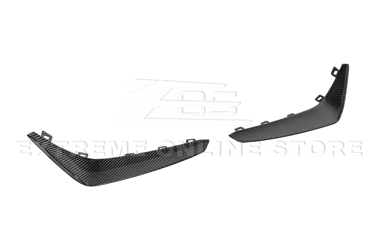 2020-Up Cadillac CT4-V Blackwing Front Lip Splitter Winglets Side Skirts image 10