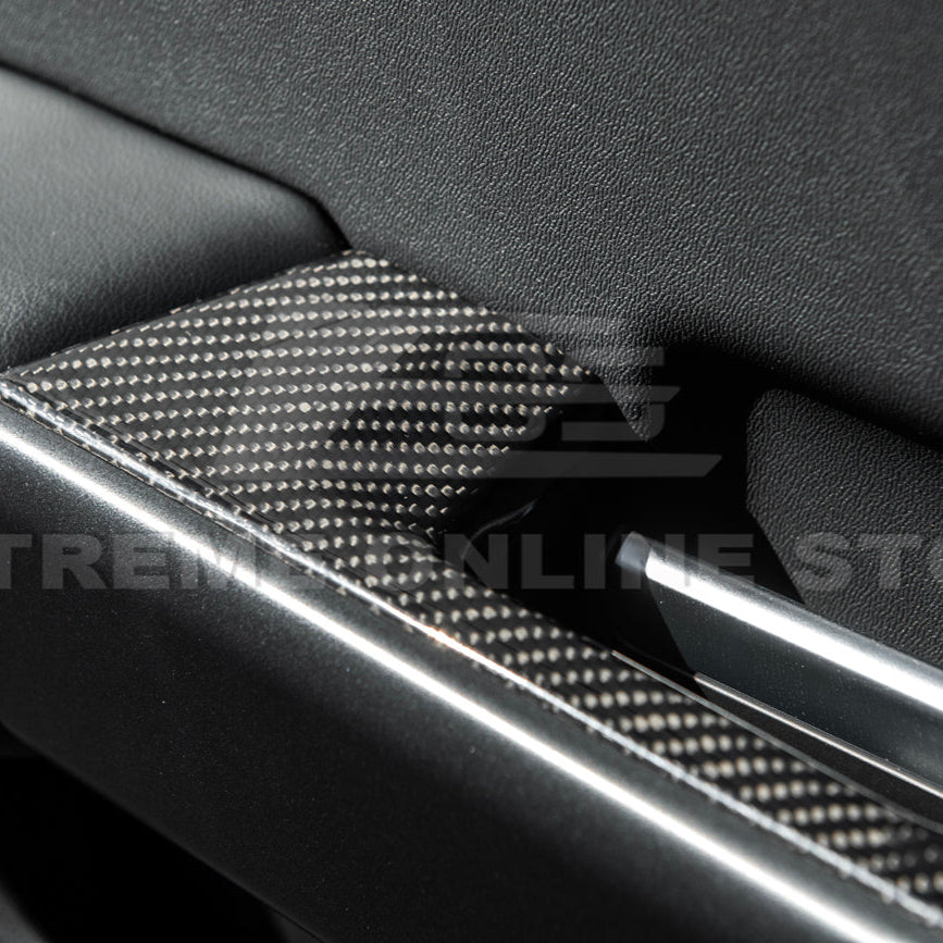 2021-Up Ford F-150 Rear Door Switch Panel Trim Cover image 8
