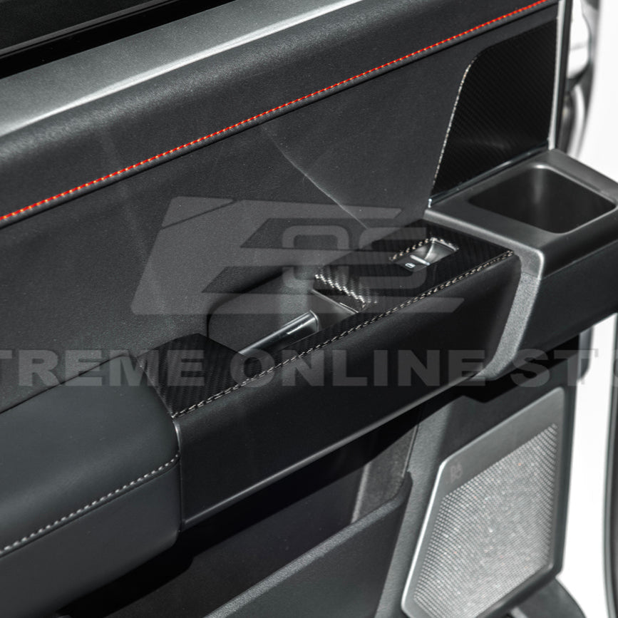 2021-Up Ford F-150 Rear Door Switch Panel Trim Cover image 4