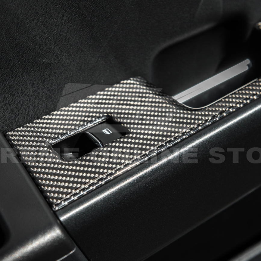 2021-Up Ford F-150 Rear Door Switch Panel Trim Cover image 11
