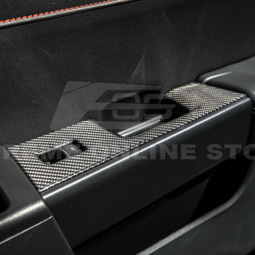 2021-Up Ford F-150 Rear Door Switch Panel Trim Cover image 10