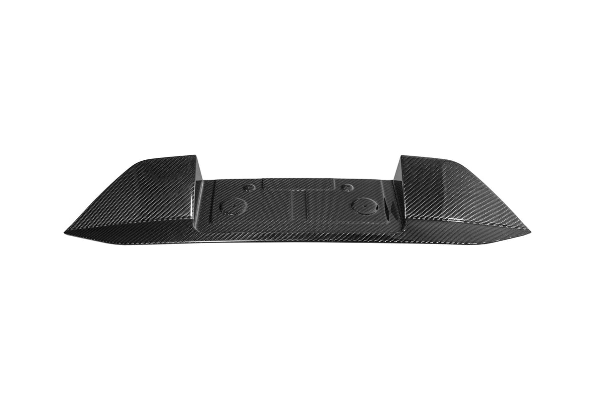 2024+ Ford Mustang DRY CARBON FIBER License Plate Backing image 9
