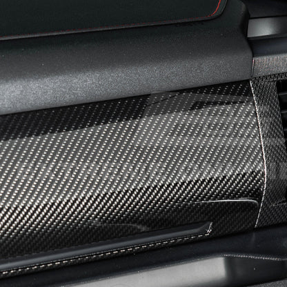 2021-Up Ford F-150 dry carbon fiber Passenger Side Storage Panel Cover image 8