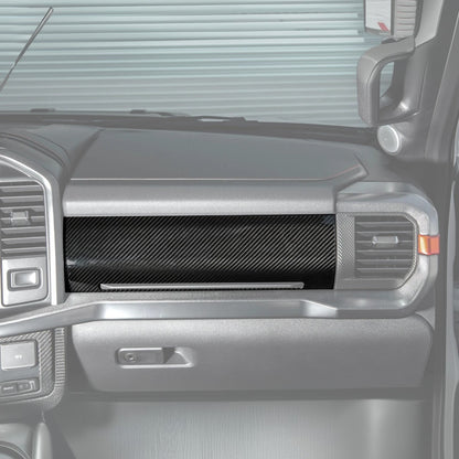 2021-Up Ford F-150 dry carbon fiber Passenger Side Storage Panel Cover image 2