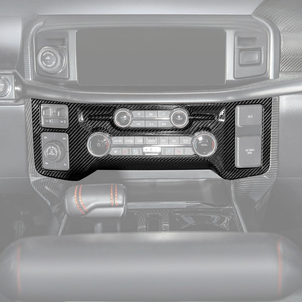 2021-Up Ford F-150 Center AC Radio Control Panel Cover image 2