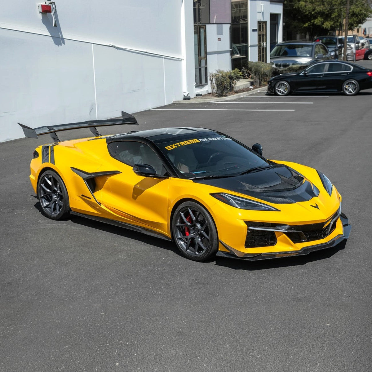 Corvette C8 Z06 CARBON FIBER Replacement Side Fender Vent Door Garnish image 4