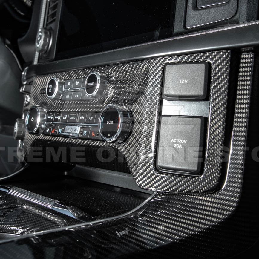2021-Up Ford F-150 Center AC Radio Control Panel Cover image 3
