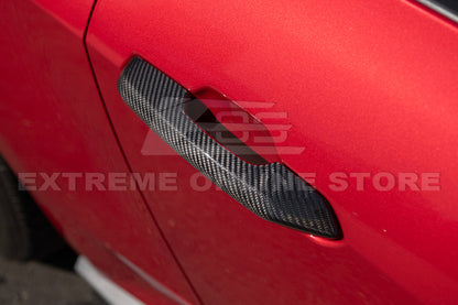 2024-Up Ford Mustang DRY CARBON FIBER Door Handle Cover image 8