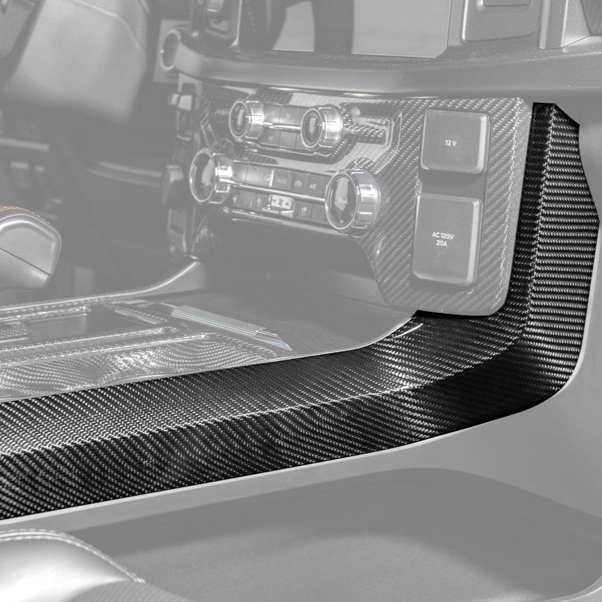2021-Up Ford F-150 Center Console Side Panel Trim Cover image 2