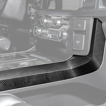 2021-Up Ford F-150 Center Console Side Panel Trim Cover image 2