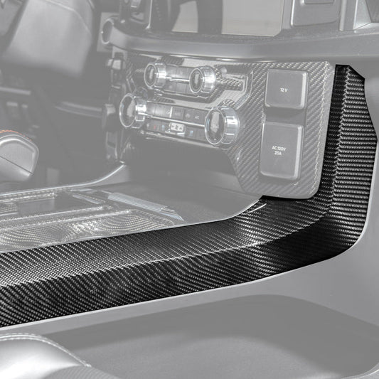 2021-Up Ford F-150 Center Console Side Panel Trim Cover image 2