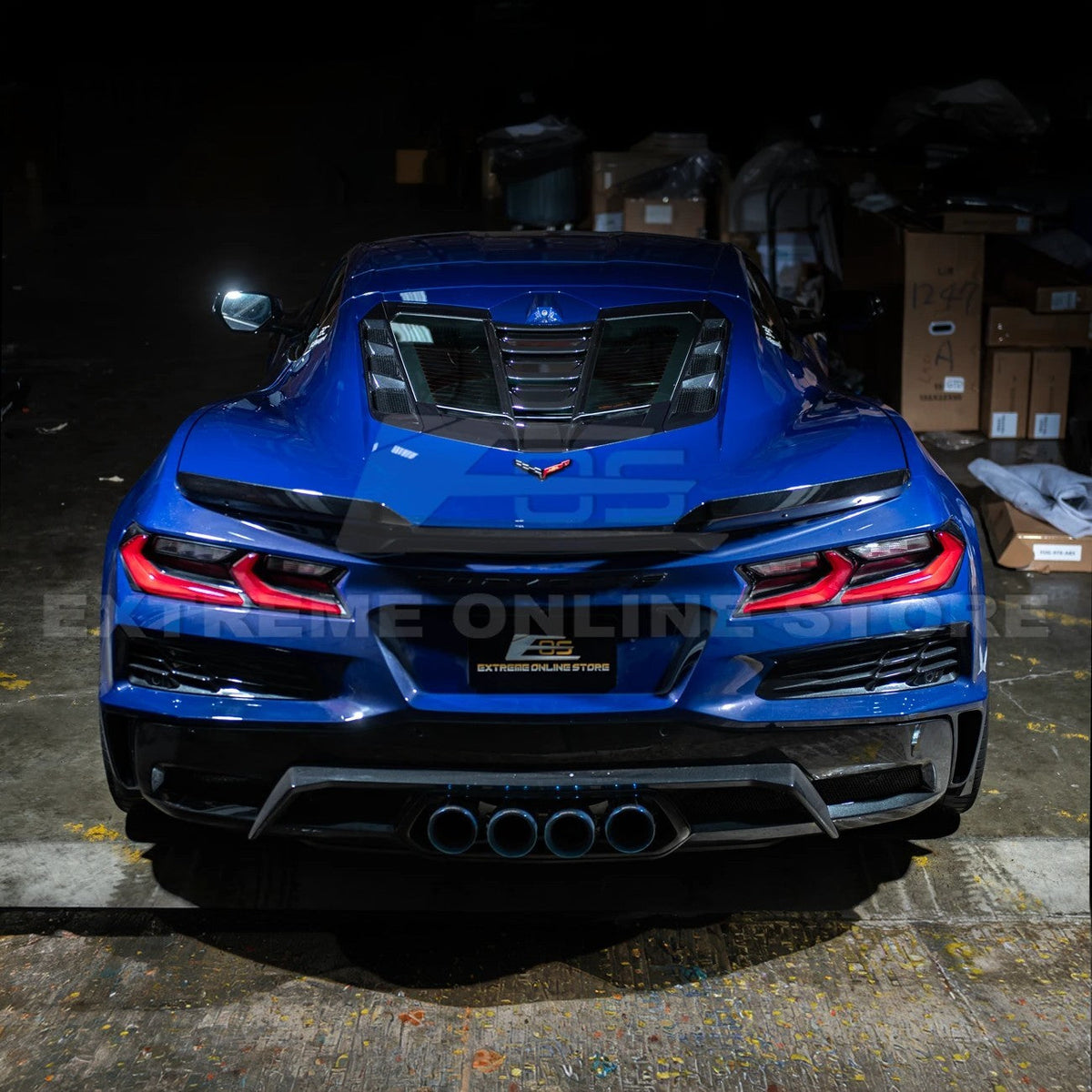 Corvette C8 | ZR1 Style CARBON FLASH Rear Window Vent Louver Cover image 5