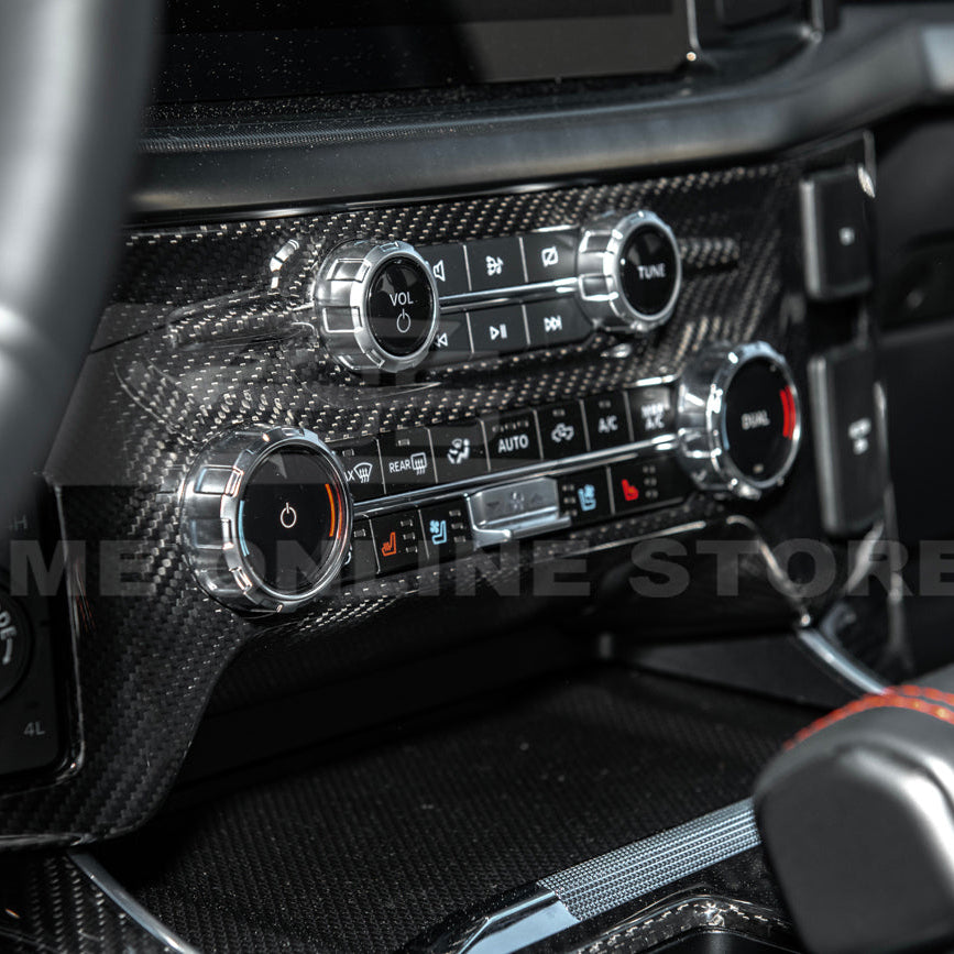 2021-Up Ford F-150 Center AC Radio Control Panel Cover image 5