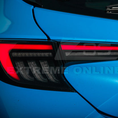 2019-Up Corolla Hatchback GR Sequential Signal LED Clear Rear Taillights image 40