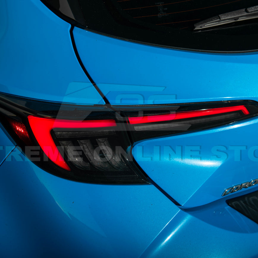 2019-Up Corolla Hatchback GR Sequential Signal LED Clear Rear Taillights image 41