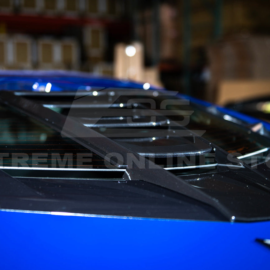 Corvette C8 | ZR1 Style CARBON FLASH Rear Window Vent Louver Cover image 12