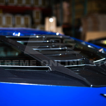 Corvette C8 | ZR1 Style CARBON FLASH Rear Window Vent Louver Cover image 12