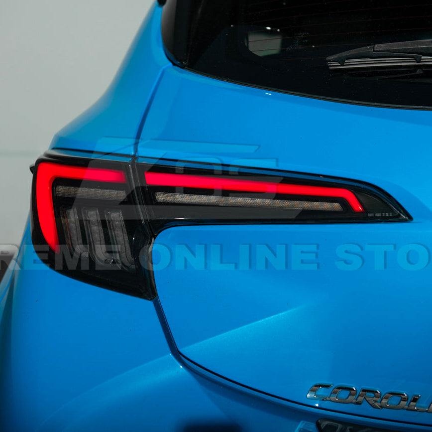 2019-Up Corolla Hatchback GR Sequential Signal LED Clear Rear Taillights image 42