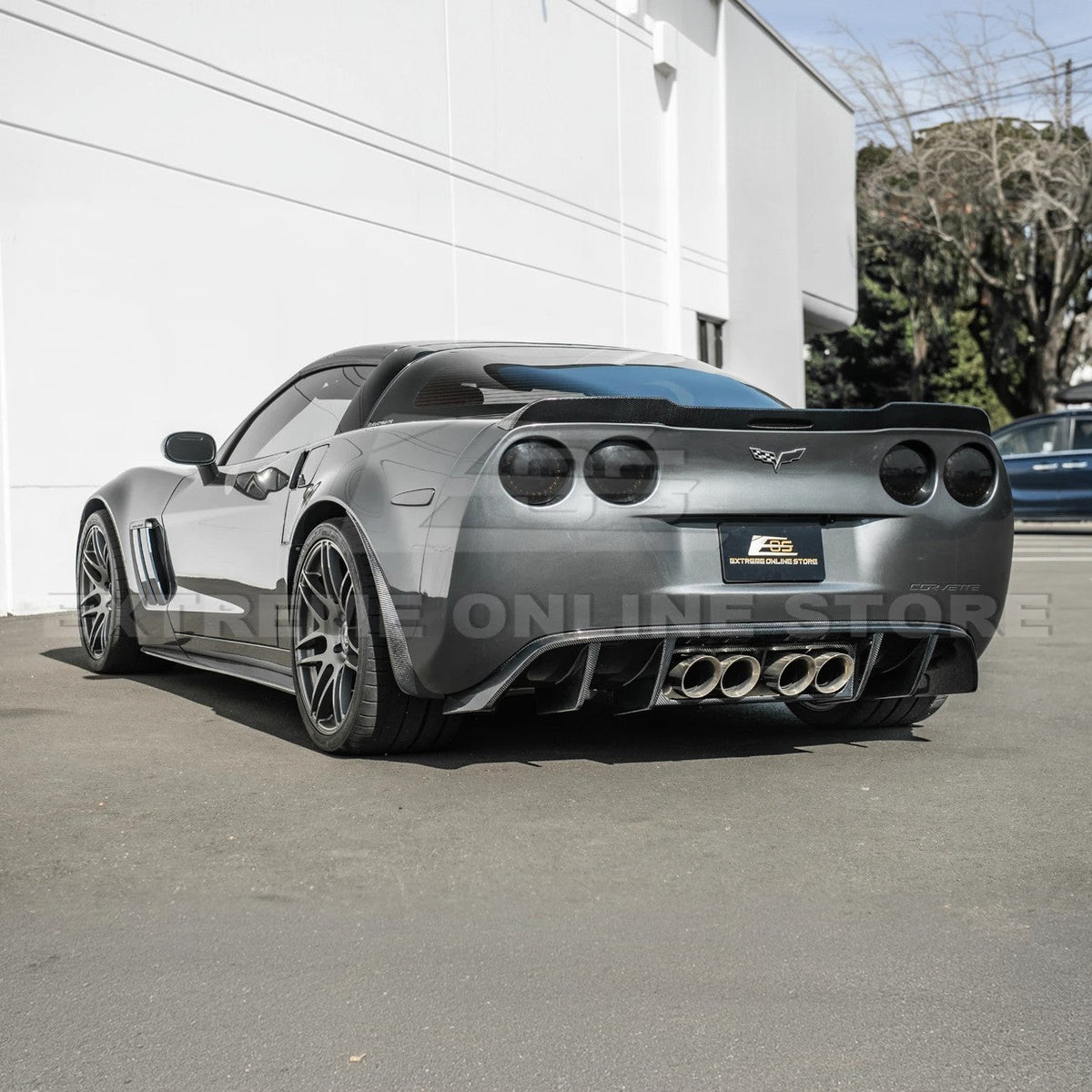2005-13 Corvette C6 Rear Bumper Diffuser image 4