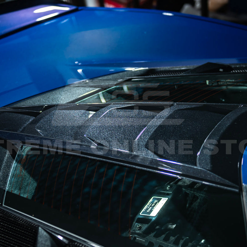 Corvette C8 | ZR1 Style CARBON FLASH Rear Window Vent Louver Cover image 17