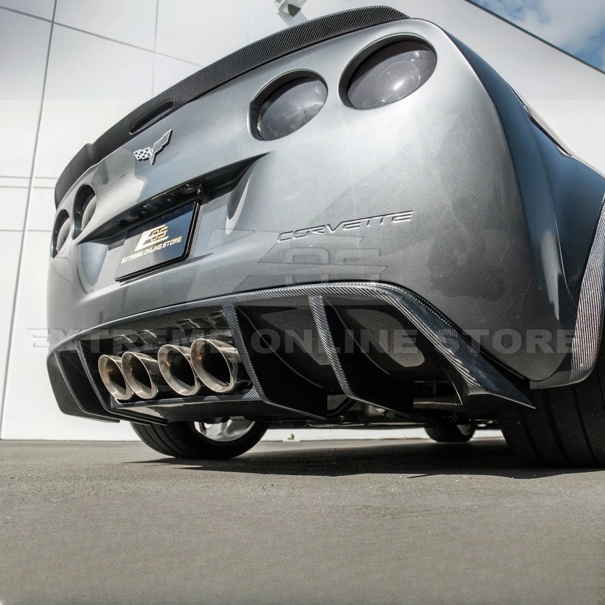 2005-13 Corvette C6 Rear Bumper Diffuser image 7