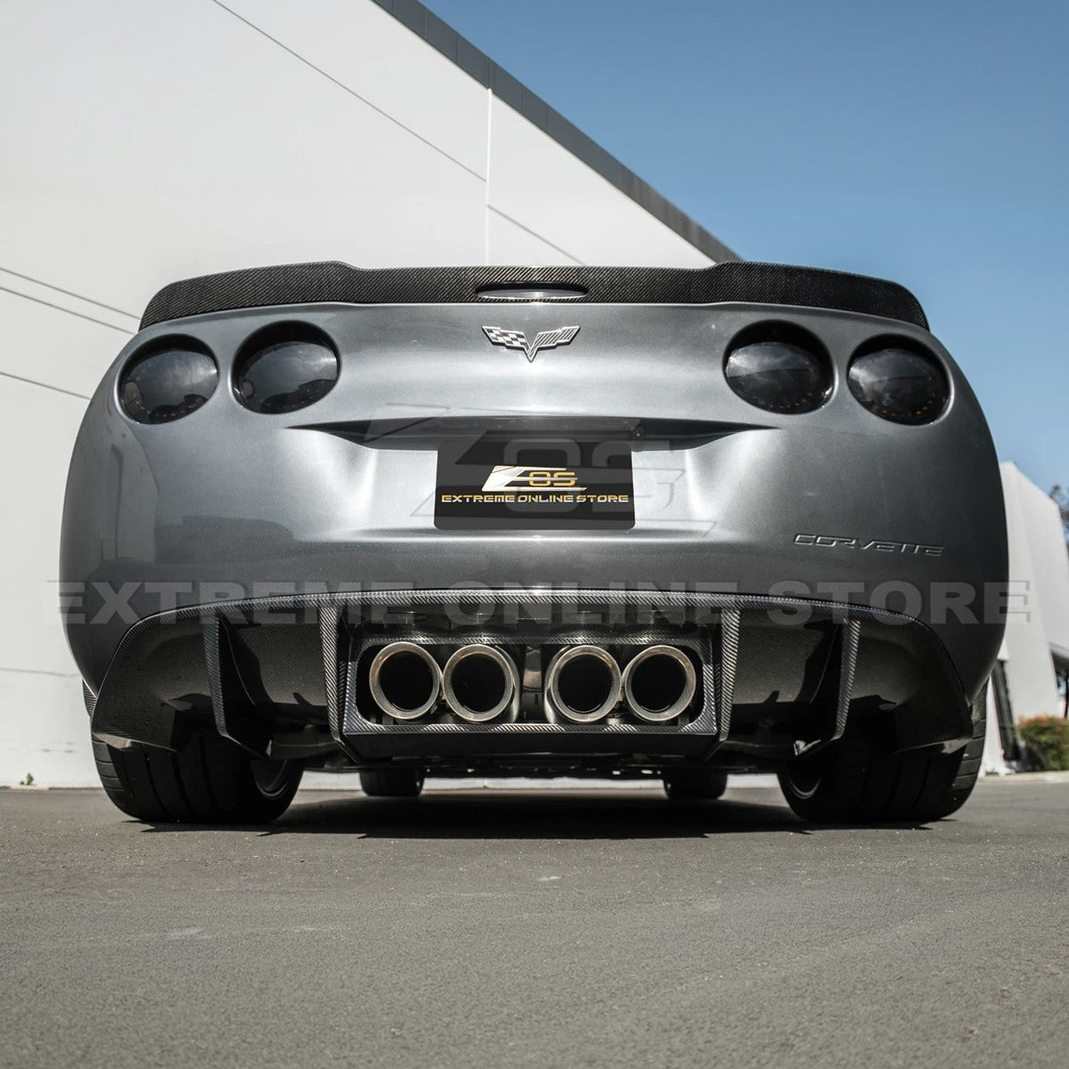 2005-13 Corvette C6 Rear Bumper Diffuser image 8