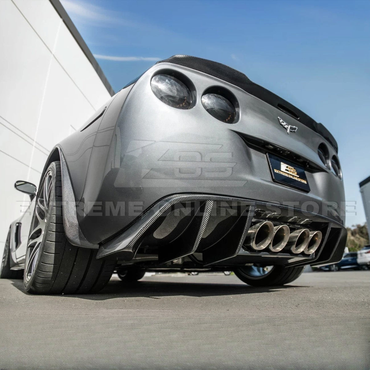 2005-13 Corvette C6 Rear Bumper Diffuser image 9