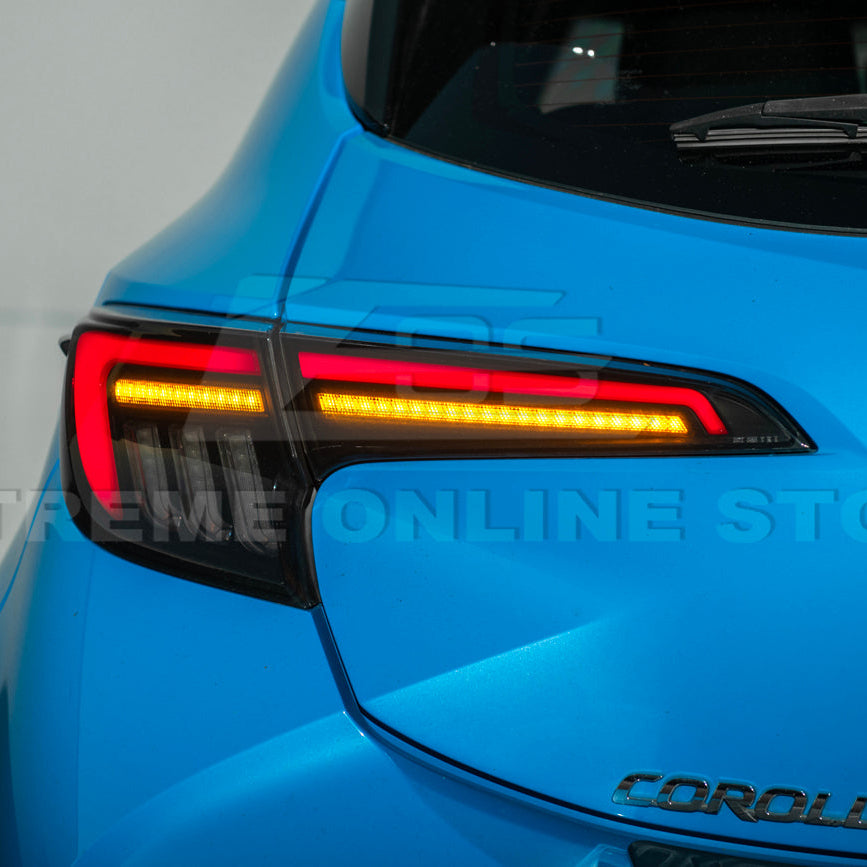 2019-Up Corolla Hatchback GR Sequential Signal LED Clear Rear Taillights image 50