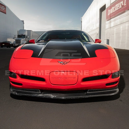 Corvette C5 Front Cow Vented Hood Cover image 5