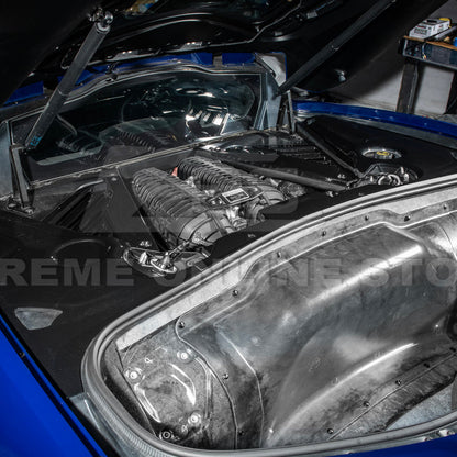 Corvette C8 DRY CARBON FIBER Coupe Engine Bay Panel Cover (3-Pieces Version) image 42
