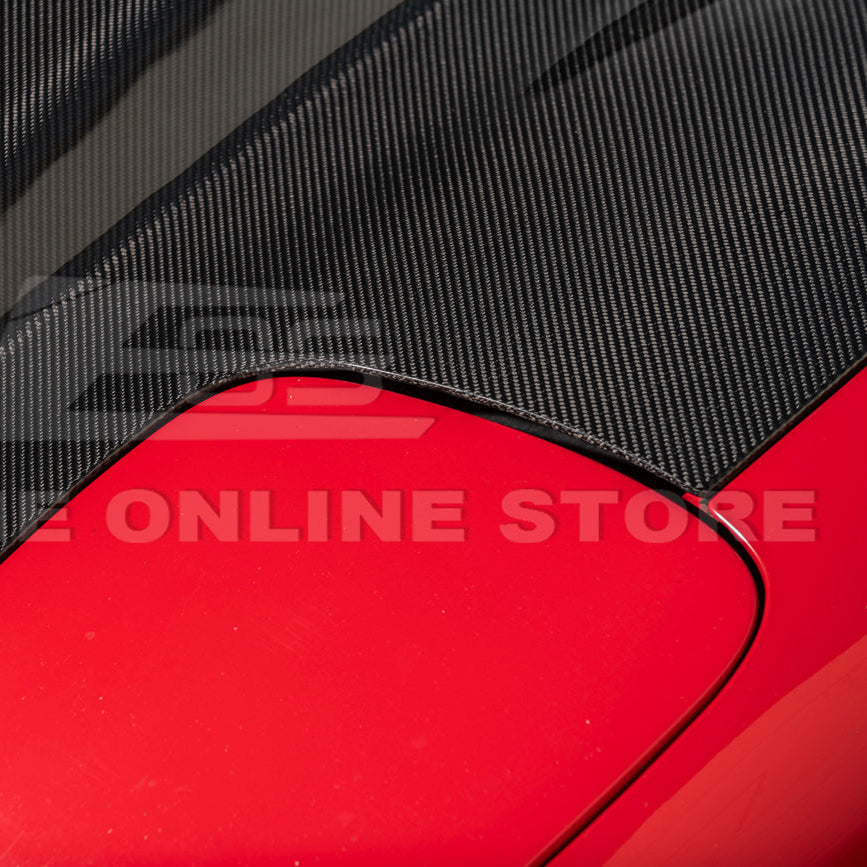 Corvette C5 Front Cow Vented Hood Cover image 12