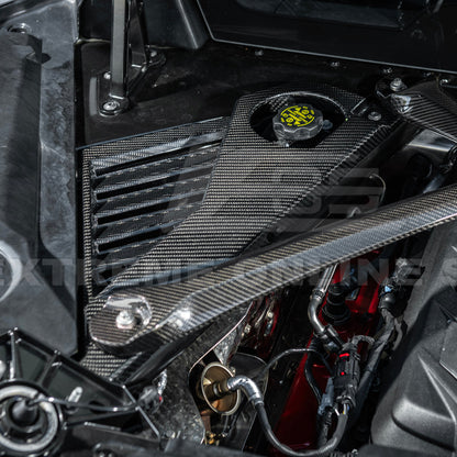 2024-Up Corvette C8 E-Ray Coupe | Factory Style Dry CARBON FIBER Engine Bay Panel image 3