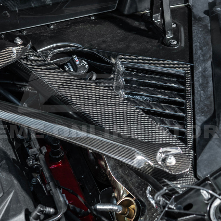 2024-Up Corvette C8 E-Ray Coupe | Factory Style Dry CARBON FIBER Engine Bay Panel image 4