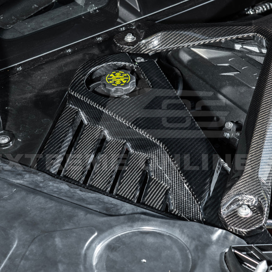 2024-Up Corvette C8 E-Ray Coupe | Factory Style Dry CARBON FIBER Engine Bay Panel image 5