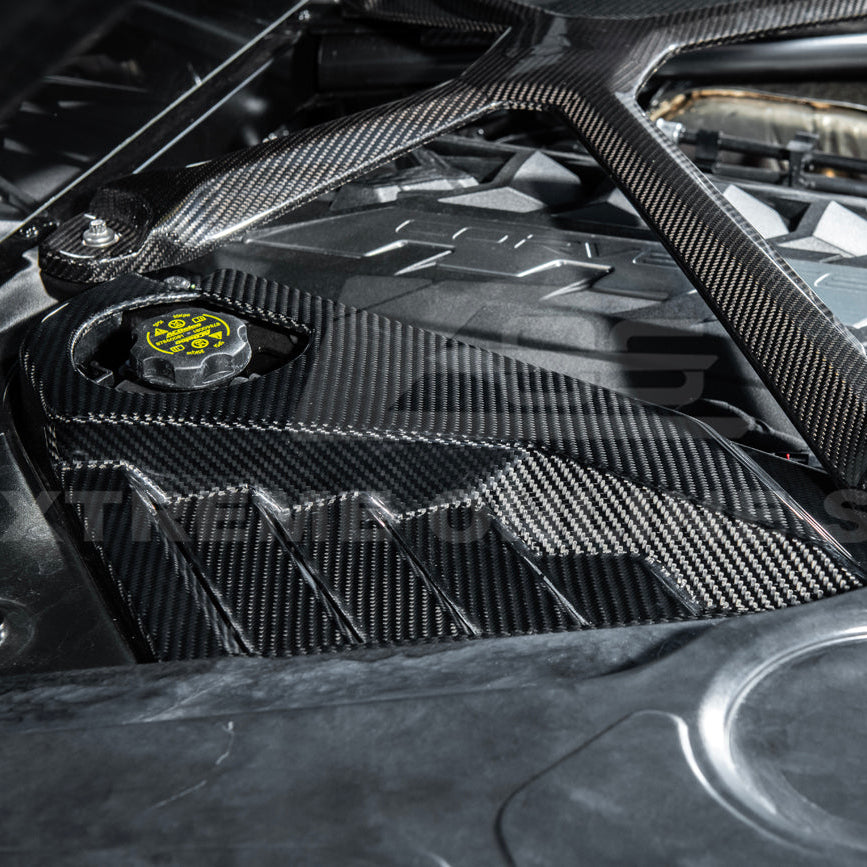 2024-Up Corvette C8 E-Ray Coupe | Factory Style Dry CARBON FIBER Engine Bay Panel image 8