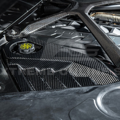 2024-Up Corvette C8 E-Ray Coupe | Factory Style Dry CARBON FIBER Engine Bay Panel image 8
