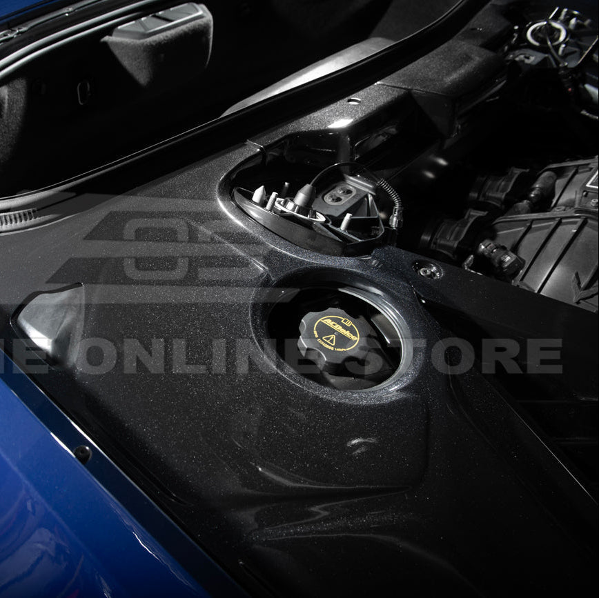 Corvette C8 DRY CARBON FIBER Coupe Engine Bay Panel Cover (3-Pieces Version) image 54