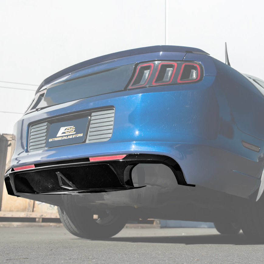 2013-14 Ford Mustang GT500 Style Rear Bumper Diffuser image 25
