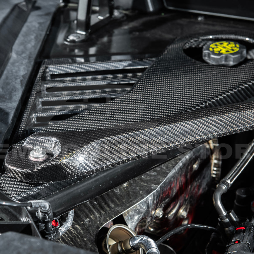 2024-Up Corvette C8 E-Ray Coupe | Factory Style Dry CARBON FIBER Engine Bay Panel image 10