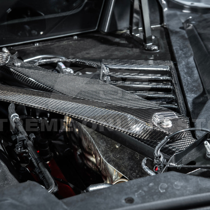 2024-Up Corvette C8 E-Ray Coupe | Factory Style Dry CARBON FIBER Engine Bay Panel image 11