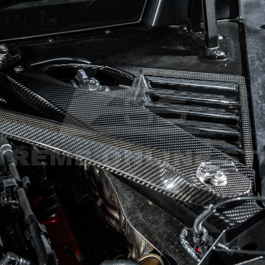 2024-Up Corvette C8 E-Ray Coupe | Factory Style Dry CARBON FIBER Engine Bay Panel image 13